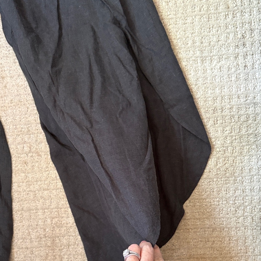 Wide Leg charcoal Patagonia  Palazzo Pants - Picture 4 of 6
